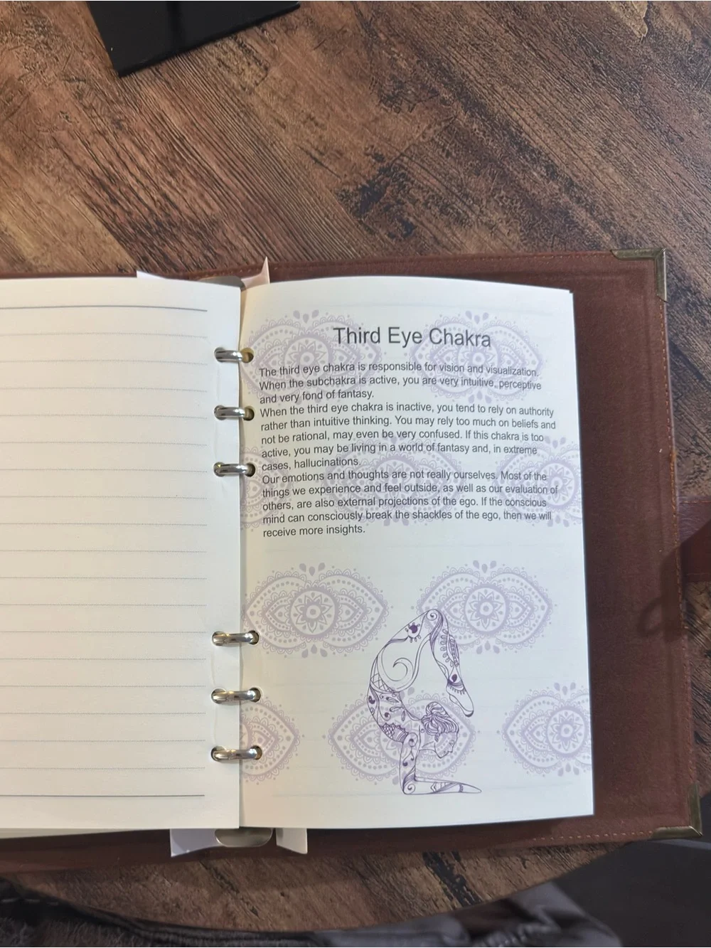 Chakra Leather Journal | Meditation, Manifestation & Mindfulness Notebook